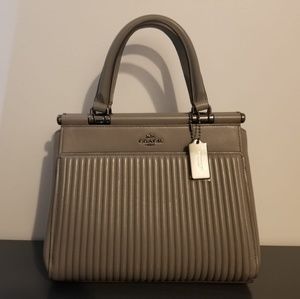 Coach Grace Quilted Leather Satchel Bag